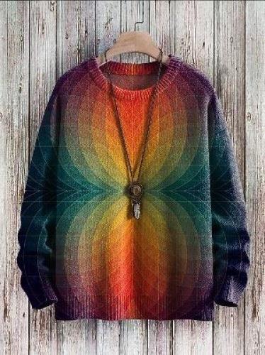 Wool-like Knitted Color Dopamine Sweater - WOMONA.COM
