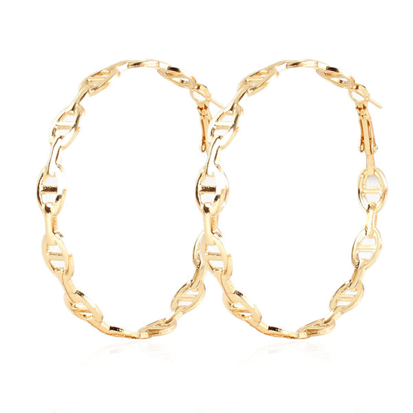 Hoop European And American Style Earrings - WOMONA.COM