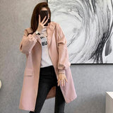 Loose Mid-length Hong Kong Style Coat