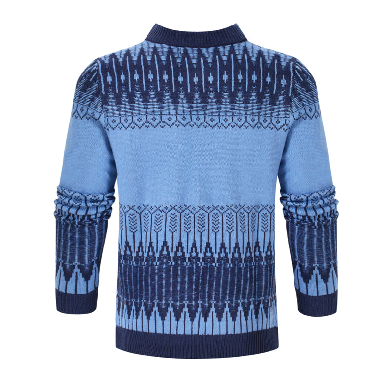 Men's Crewneck Pullover Sweater - WOMONA.COM