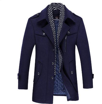 Padded cotton coat and wool coat