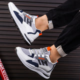 Men Sneakers White Sports Shoes Running Walking - WOMONA.COM