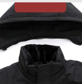 Men's Coat Winter Thick Cotton Clothing Removable Hat - WOMONA.COM