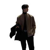 Stand Collar Pilot Jacket - WOMONA.COM