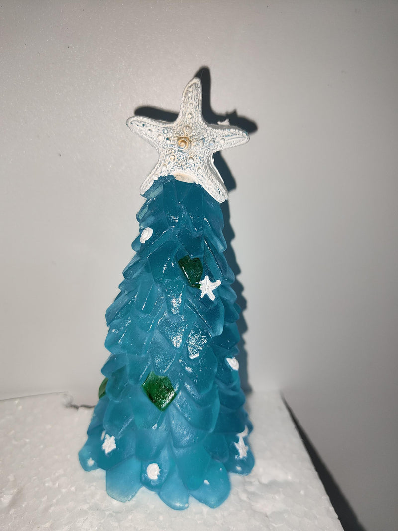 DIY Weihnachtsdekoration Blau Weihnachtsbaum Glas Kreative Einzigartige Dekoration