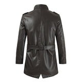 New Style Stand Collar Fleece-lined Thickened Coat