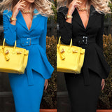 Women's Suits Skirt Two-piece Set - WOMONA.COM