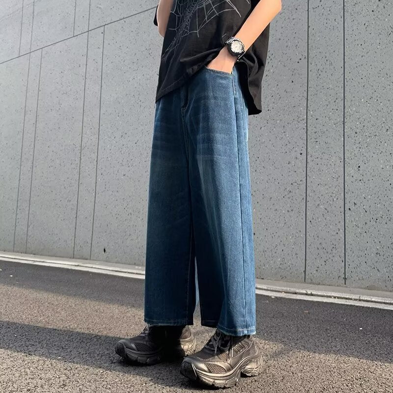 Retro Women's Loose Profile Washed Jeans - WOMONA.COM