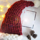 Gorro de peluche navideño con pompón, bonito gorro de invierno para mujeres, hombres y niños