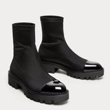 Platform socks boots women's boots - WOMONA.COM