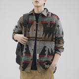 Heavy Woolen  Long-sleeved Autumn And Winter Thickened Plaid Jacket - WOMONA.COM