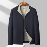 Thin Middle-aged Men's Clothing Dad Hooded Jacket