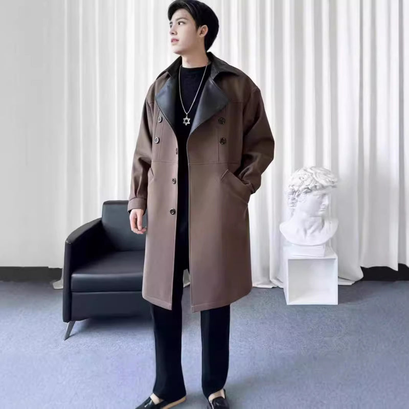 Woolen Coat Men's Korean Fashion