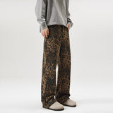 American Vintage Leopard Print Jeans For Men - WOMONA.COM