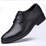 Black Shoes With Pointed Toe For Men - WOMONA.COM