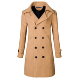 Double Breasted Mid-length Trench Coat