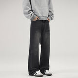 Men's Vintage Loose Micro-flared Jeans - WOMONA.COM