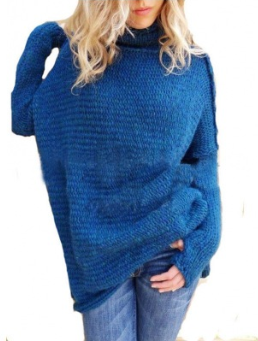 Women Sweaters Pullovers Long sleeve Knitted Female Sweater - WOMONA.COM