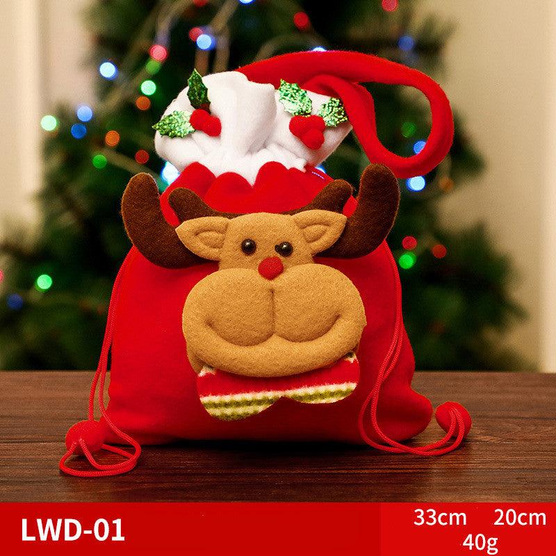 Christmas Gift Portable Brushed Gift Bag - WOMONA.COM