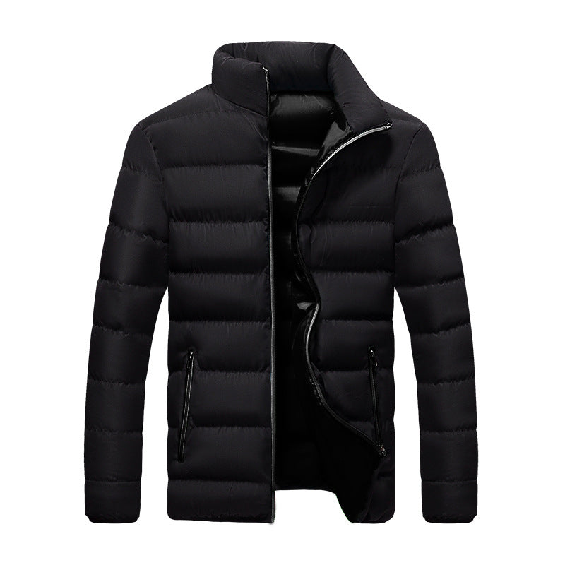 Men's Padded Stand-Collar Winter Jacket - product view 1