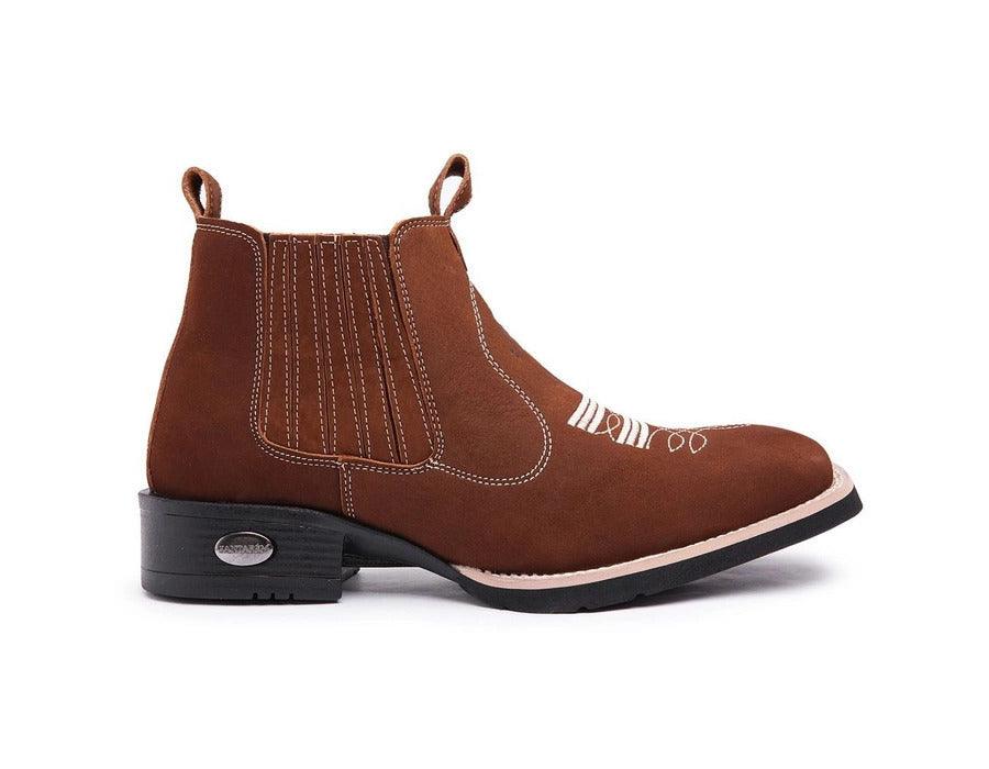Flat Heel Round Toe Martin Boots Men - WOMONA.COM