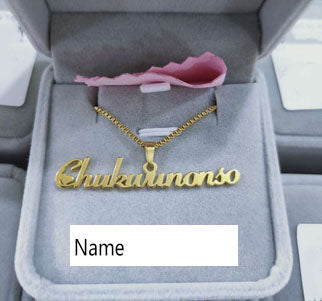 Personalize name necklace custom - WOMONA.COM