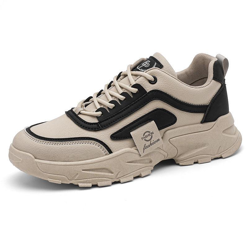 Leather Waterproof Outdoor Sneakers - WOMONA.COM
