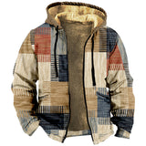 3D Digital Printing Hooded Cotton-padded Jacket - WOMONA.COM