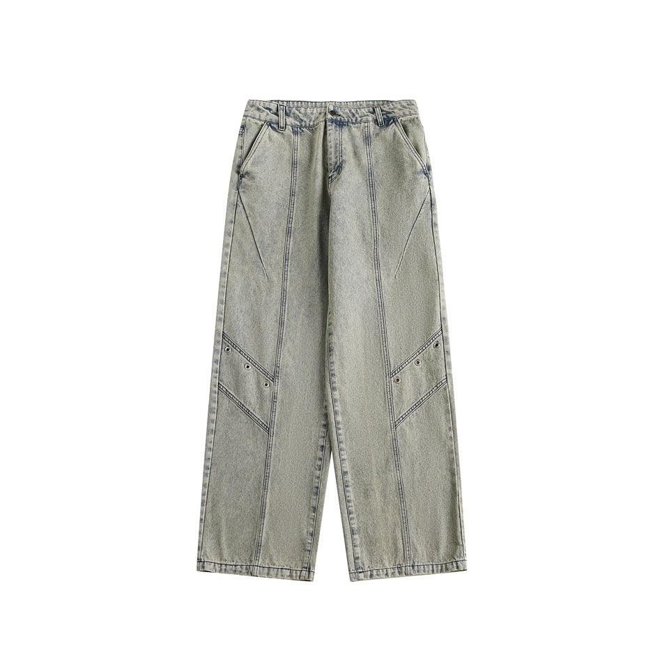 Trendy Retro Washed Jeans Men And Women - WOMONA.COM