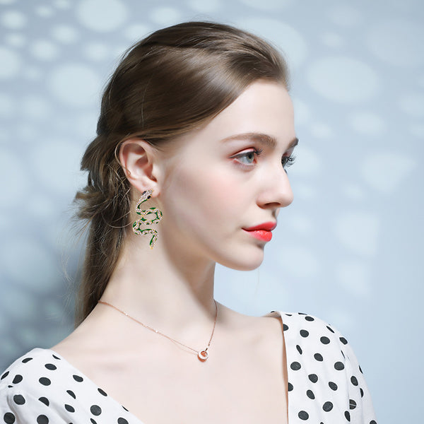 Alloy Diamond Trendy Female Earrings - WOMONA.COM