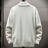 Men's Cardigan Long Sleeve Youth Popularity Stand Collar Sweater - WOMONA.COM