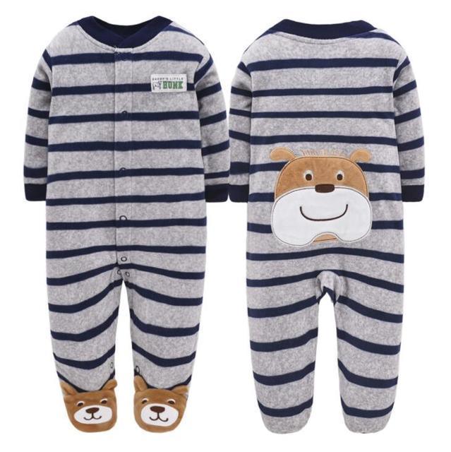 Spring Baby Girl Clothes Kids Soft Fleece Rompers Kids - WOMONA.COM