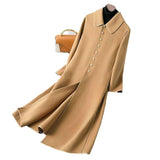 Women's Fashion Long Below The Knee Coat