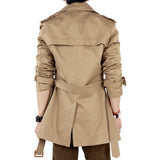 Mid-length men's trench coat - WOMONA.COM