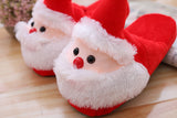 Santa Claus Cotton Shoes Slippers Plush Toy Gift Winter - WOMONA.COM