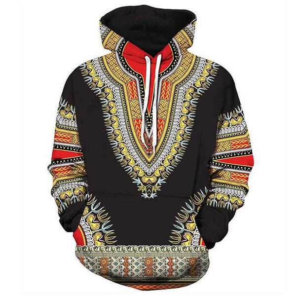 Men Hoodies Sweatshirts African folk-custom 3D Print - WOMONA.COM