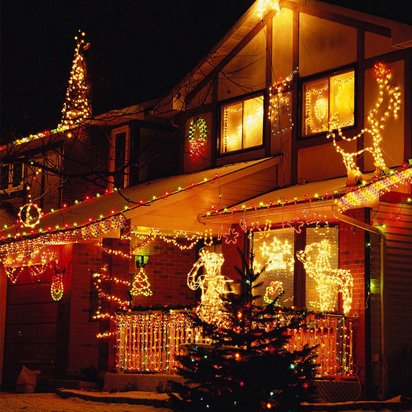 Christmas Decoration Lights Decorating The House - WOMONA.COM
