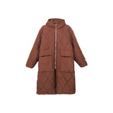 Small Group Splicing Fake Two Medium-length Trench Coats - WOMONA.COM