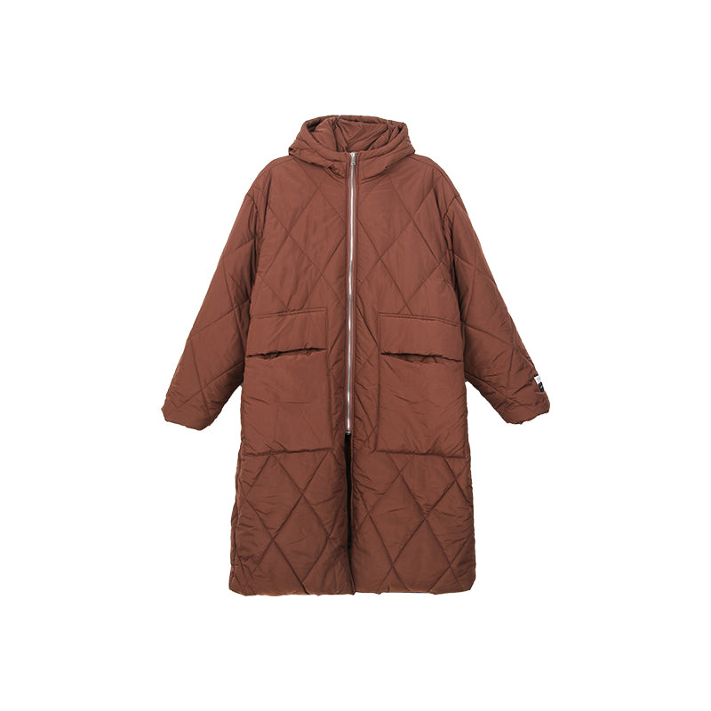 Small Group Splicing Fake Two Medium-length Trench Coats - WOMONA.COM