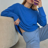 Women Sweaters Wool Jumper Basic Korean Fashion - WOMONA.COM