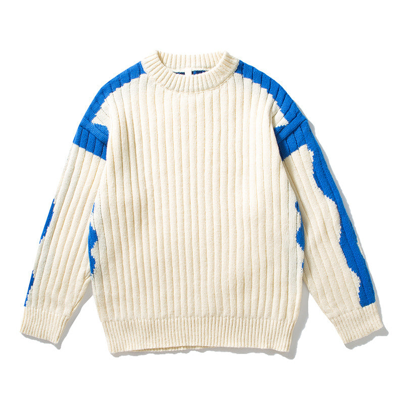 Simple Loose Harajuku Vintage Sweater Base Knitting - WOMONA.COM