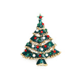 Christmas Tree Brooch Pin Women Girls Jewelry - WOMONA.COM