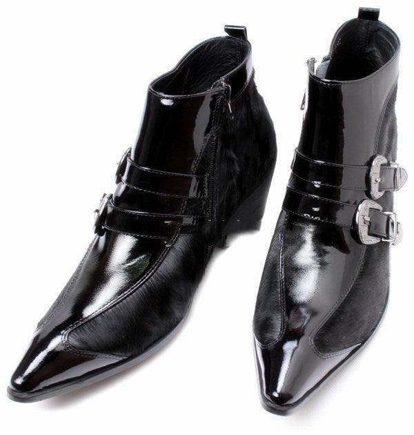 British Fashion Genuine Leather Men's Boots - WOMONA.COM