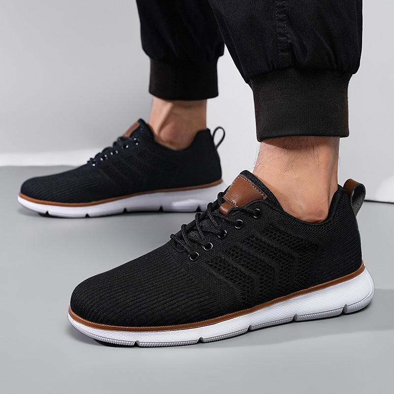 Casual  Flying Woven Walking Sports Shoes For Men - WOMONA.COM