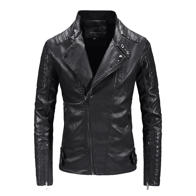 Chaqueta de cuero de moda para hombre