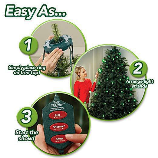 Christmas tree decoration lights string LED holiday lights - WOMONA.COM