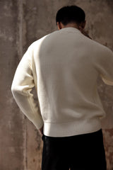 Thickened Half-high Collar Sweater Men's Cotton Thick - WOMONA.COM