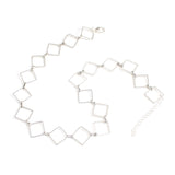 Hollow Diamond Necklace Clavicle Chain - WOMONA.COM