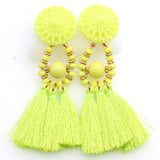 Tassel earrings - WOMONA.COM