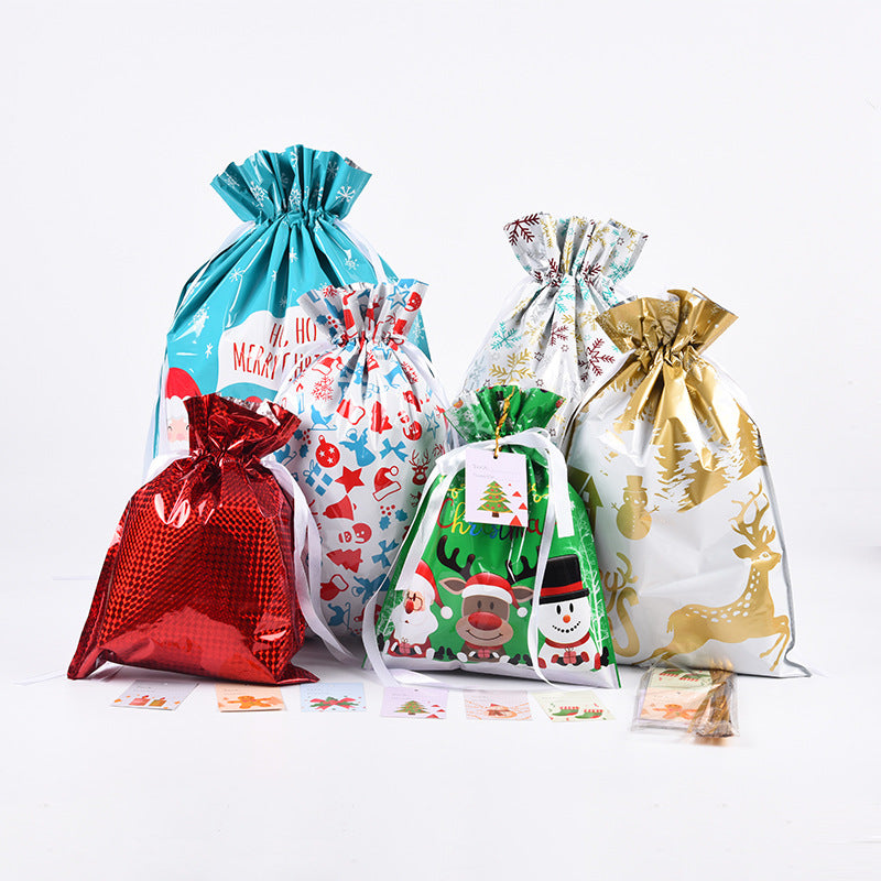 New Style Drawstring Gift Christmas Gift Bag - WOMONA.COM